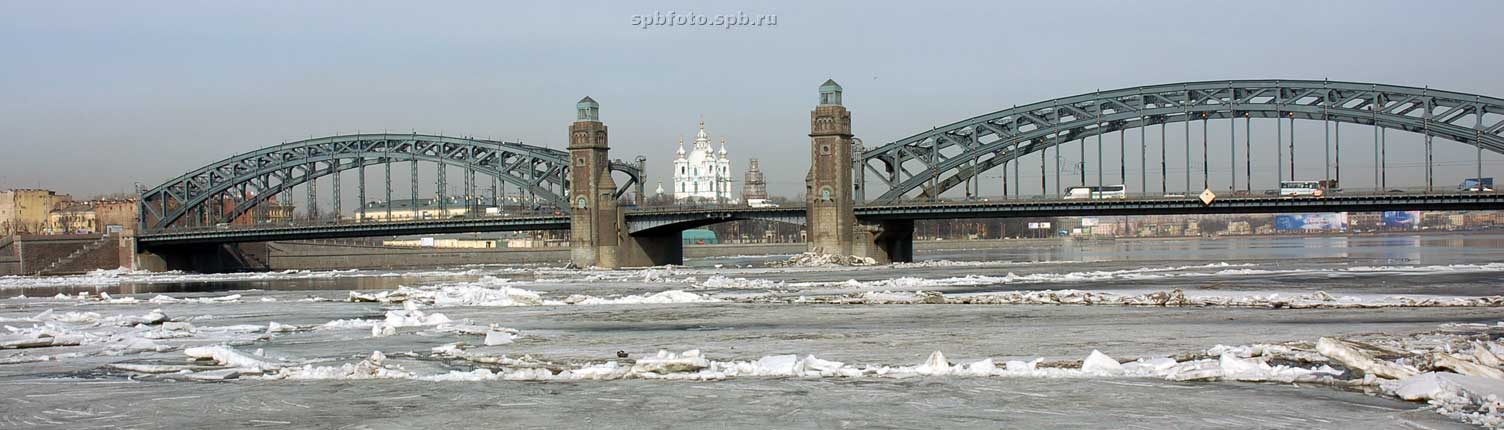 Панорама Большеохтинского моста