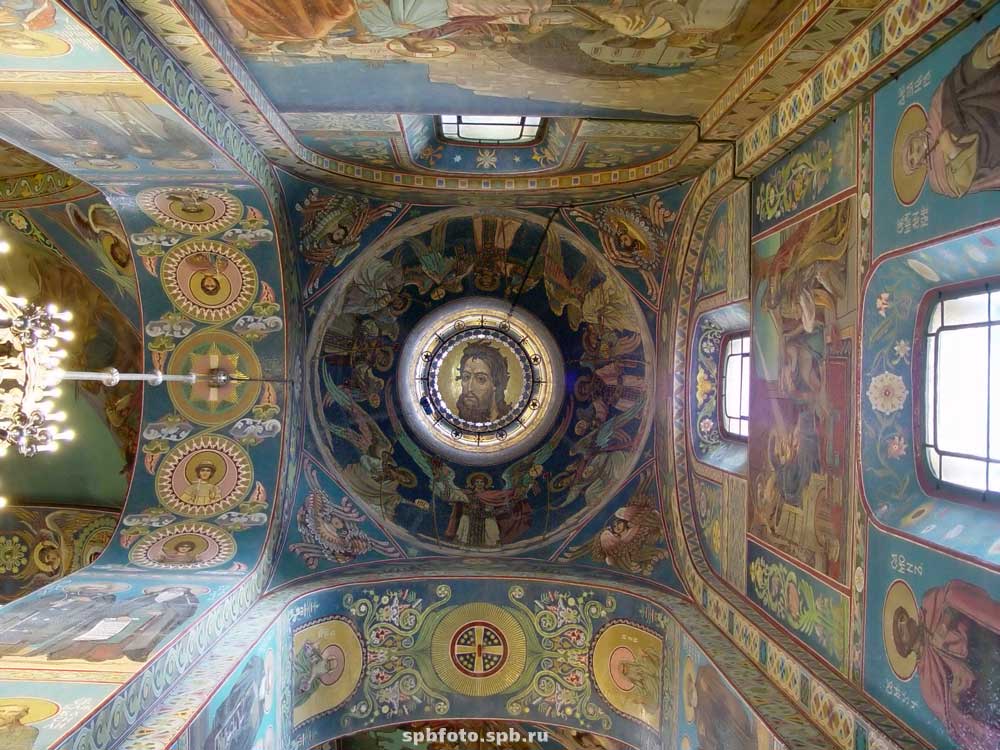 Роспись потолка и стен собора Воскресения Христова