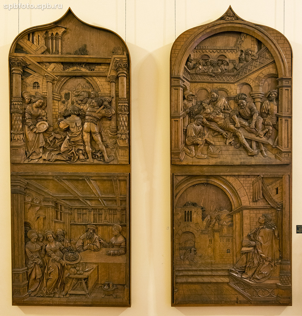 Рельефы с алтаря Иоанна Крестителя. Ганс фон Кольмар. 1520 г.