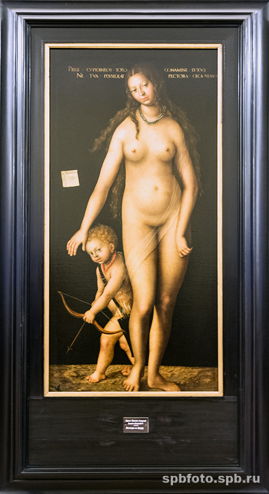 Венера и Амур. Лукас Кранах Старший. XV-XVI века