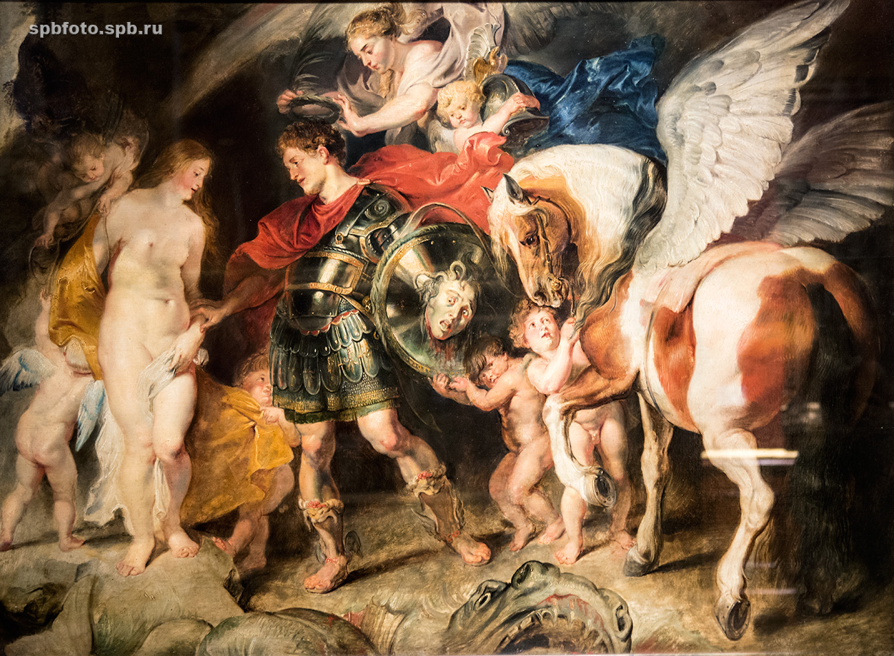 Персей освобождает Андромеду. Питер Пауль Рубенс. Германия XVI век. Эрмитаж.