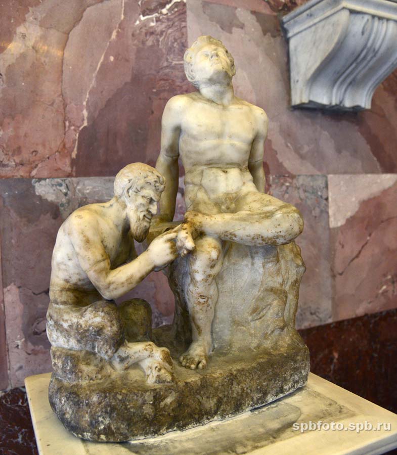 Пан и Сатир. Скульптура Эрмитажа.