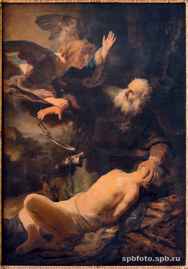 Рембрандт Харменс ван Рейн. Жертвоприношение Авраама.