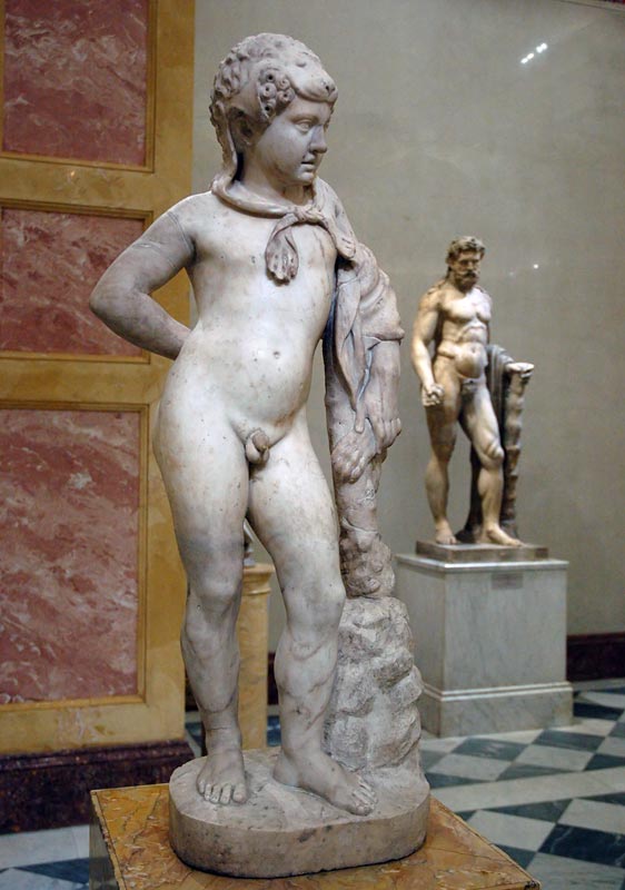 Геракл-мальчик. Статуя. Эрмитаж. Зал Геракла